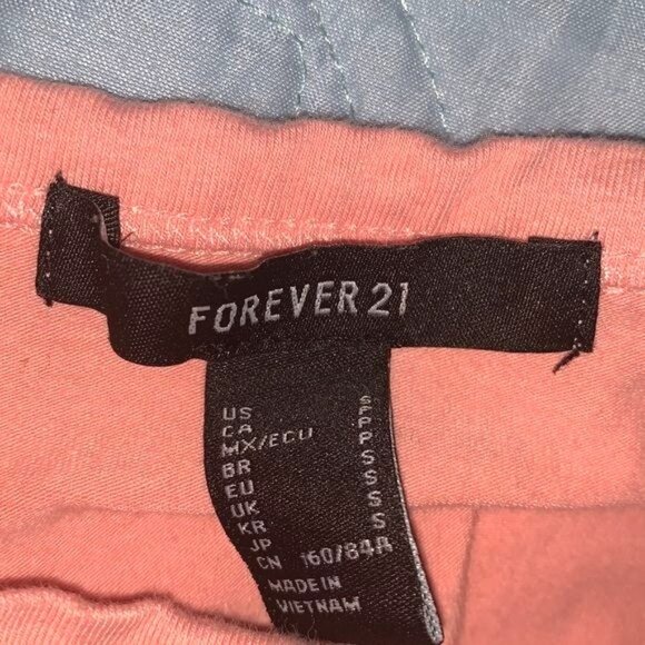 Peach Halter Bodysuit With Snap Closure Forever 21 Womens S - Picture 2 of 6